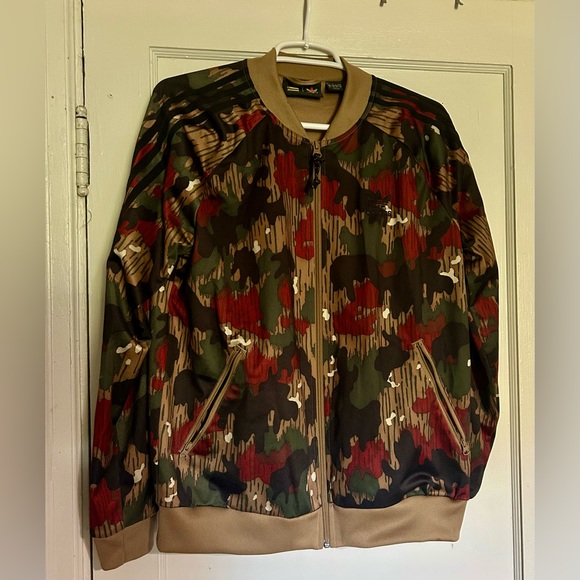 adidas X Pharrell Williams Human Race Multicolor Camouflage Jacket